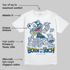 French Blue 12s DopeSkill T-Shirt Born To Be Rich Graphic