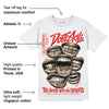 Fire Red 3s DopeSkill T-Shirt The Mouth With No Droughts Graphic