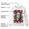 Fire Red 3s DopeSkill Sweatshirt Money Don't Lie Graphic