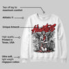 Red Cement 4S DopeSkill Sweatshirt Heartless Graphic