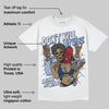 White and Midnight Navy 6s DopeSkill T-Shirt Don't Kill My Vibe Graphic