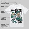 Gel 1130 White Dark Neptune DopeSkill T-Shirt No Risk No Story Graphic