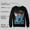 Aqua 8s DopeSkill Sweatshirt Heaven Sent Graphic
