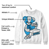 Military Blue 4s DopeSkill Sweatshirt Sneakerhead BEAR Graphic