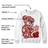 Dune Red 13s DopeSkill Sweatshirt Broken Heart Graphic