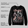 Stars Court White/Pink DopeSkill Sweatshirt Broken Bones Graphic