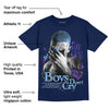 Georgetown 5s DopeSkill Midnight Navy T-shirt Boys Don't Cry Graphic