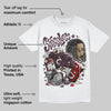 Samba OG Maroon Gold Metallic DopeSkill T-Shirt Stressless Graphic