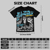 Gamma 11s Oversize Print 'No Money No Lust' DopeSkill Graphic T-shirt