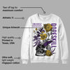 Field Purple 12s DopeSkill Sweatshirt Side Hustle Graphic