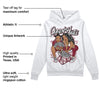 85 Metallic Burgundy 1s DopeSkill Hoodie Sweatshirt Queen Of Hustle Graphic