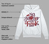 Burgundy 5s DopeSkill Hoodie Sweatshirt No Money No Funny Graphic