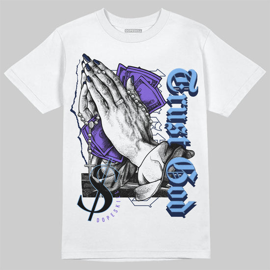 Jordan 5 SE “Georgetown” DopeSkill T-Shirt Trust God Graphic Streetwear