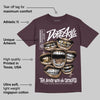 Violet Ore 3s DopeSkill Maroon T-shirt The Mouth With No Droughts Graphic