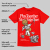 Red Collection DopeSkill Red T-shirt Play together, Stay together Graphic