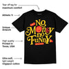 Yellow Collection DopeSkill T-Shirt No Money No Funny Graphic