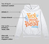 Orange Black White DopeSkill Hoodie Sweatshirt F#ck Around And Find Out Graphic