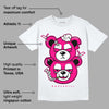 Fierce Pink 1s DopeSkill T-Shirt New Double Bear Graphic