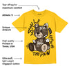 Yellow Collection DopeSkill Gold T-shirt Smile Through The Pain Graphic