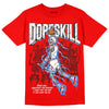 Jordan 11 Retro Cherry DopeSkill Varsity Red T-shirt Thunder Dunk Graphic Streetwear