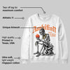 Orange Black White DopeSkill Sweatshirt Ambition Graphic