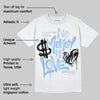 Women's Runner Sneaker Light Blue DopeSkill T-Shirt No Money No Love Typo Graphic