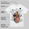 White Cement 4s DopeSkill T-Shirt Love Shot Graphic