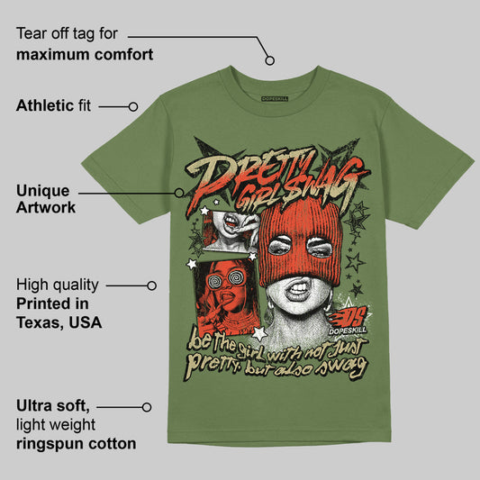 Olive Collection DopeSkill Olive T-shirt Pretty Girl Swag Graphic