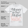 Gel 1130 Neutral Pink DopeSkill T-Shirt Money Is Our Motive Typo Graphic