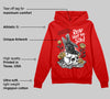 Red Collection DopeSkill Red Hoodie Sweatshirt Reap What You Sow Graphic