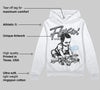 Wolf Grey 5s DopeSkill Hoodie Sweatshirt Flexin' Graphic