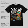 Black and White Collection DopeSkill T-Shirt Study Hard Graphic
