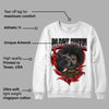 Black Toe 1s DopeSkill Sweatshirt New Black Queen Graphic