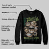 Foamposite One "Pine Green" DopeSkill Sweatshirt The Mouth With No Droughts Graphic