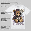 Burgundy Crush 3s DopeSkill T-Shirt Broken Bear Graphic