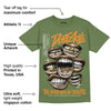 Olive 5s DopeSkill Olive T-shirt The Mouth With No Droughts Graphic