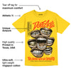 Vivid Sulfur 4s DopeSkill Yellow T-shirt The Mouth With No Droughts Graphic