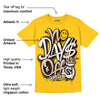 Yellow Collection DopeSkill Gold T-shirt No Days Off Graphic