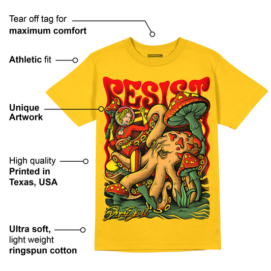 Yellow Collection DopeSkill Gold T-shirt Resist Graphic