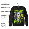 Neon Green Collection DopeSkill Sweatshirt Money Don't Lie Graphic