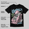 Medium Soft Pink 4s DopeSkill T-Shirt Grind Pray Graphic