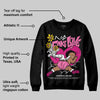 Rick RO Pink Leather Sneakers DopeSkill Sweatshirt No Fake Love Graphic