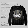 Medium Olive 3s DopeSkill Sweatshirt Trust No One Graphic