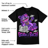 PURPLE Collection DopeSkill T-Shirt Born To Be Rich Graphic