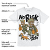 Olive 5s DopeSkill T-Shirt No Risk No Story Graphic