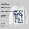 Summit White Navy 4s DopeSkill Sweatshirt Speak It Graphic