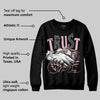 Stars Court White/Pink DopeSkill Sweatshirt Trust No One Graphic