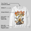 Orange Black White DopeSkill Sweatshirt Slow Life Graphic