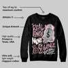 Stars Court White/Pink DopeSkill Sweatshirt Real Ones Move In Silence Graphic