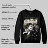 Medium Olive 3s DopeSkill Sweatshirt Nevermind Graphic
